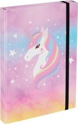 Teczka na szkolne zeszyty A4 Rainbow Unicorn