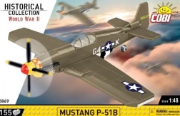 Klocki konstrukcyjne COBI WWII – samolot MUSTANG P-51B 1:48 (158 elementów)