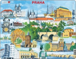 Puzzle Praga zabytki 66 elementów