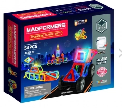 Dynamiczna magnetyczna układanka Flash - 54 elementy