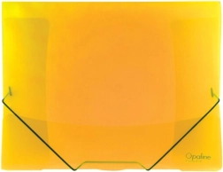 Teczka z gumką OPALINE żółta A4