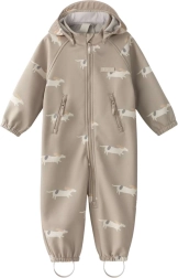 Kombinezon softshellowy Leokid Lilo beige woof 104