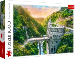 Puzzle 1000 elementów – sanktuarium Las Lajas, Kolumbia TREFL