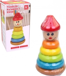 Drewniana wieża dla dzieci 17 cm