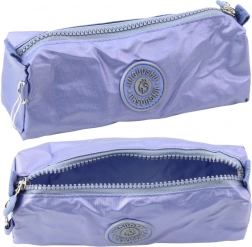 Piórnik szkolny z jedną przegródką, niebieski