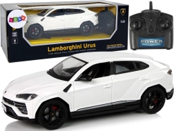 R/C auto 1:24 LAMBORGHINI URUS białe ze światłami 2.4 GHz