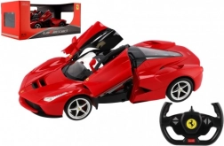 Zdalnie sterowany samochód FERRARI LAFERRARI 1:14 z otwieranymi drzwiami, 2,4 GHz, RASTAR, czerwony