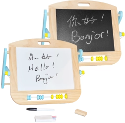 2Kids Toys magnetyczna dwustronna tablica stołowa z liczydłem