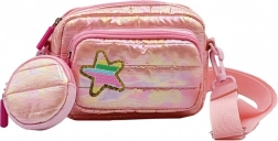 Puszysta różowa torebka