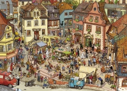 Heye puzzle Targ 1000 elementów
