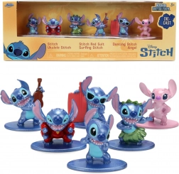 Zestaw metalowych figurek STITCH i ANGEL 4 cm – 6 szt.