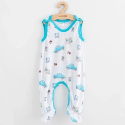 Niemowlęce śpiochy New Baby Classic II auta 56 (0–3 miesiące)