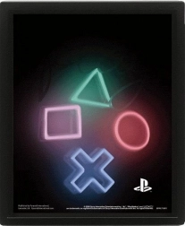 Obraz 3D PLAYSTATION – druk lentikularny 23 × 28 cm