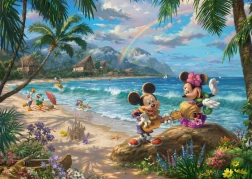 Puzzle Minnie i Mickey na Hawajach 1000 elementów