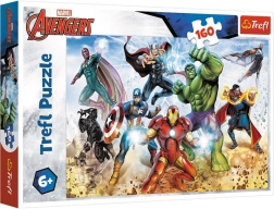 Puzzle 160 elementów – gotowi, by ratować świat DISNEY MARVEL THE AVENGERS