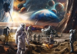 Puzzle Ostatnia granica: Eksploracja kosmosu 1000 elementów SCHMIDT