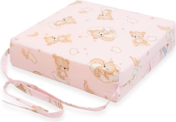 Dziecięca podkładka na krzesło NEW BABY Basic Bear różowa