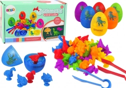 Figurki dinozaurów z przyssawkami