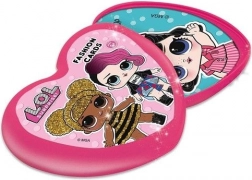 L.O.L. Surprise! modowe kolekcjonerskie karty z naklejkami i brokatową laleczką