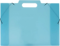 Tektura trójklapowa na rysunki A3 niebieska Opaline Frosty