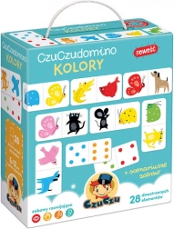 CzuCzu domino kolory – obrazkowe klasyczne