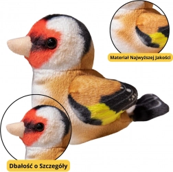 Mały Pluszowy Ptaczek Błękitna Sikorka