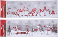 Świąteczna dekoracja okienna 59,5 × 21 cm