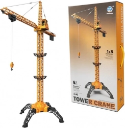 Zdalnie sterowany żuraw wieżowy R/C 1:8 z światłami i dźwiękami