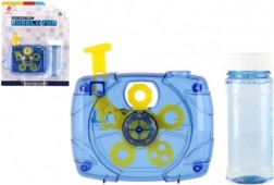 Mechaniczna wytwornica baniek w kształcie aparatu 9 × 9 cm z płynem