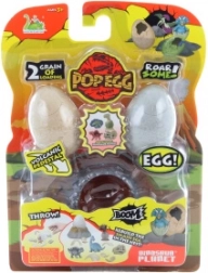 Zestaw zabawek dinozaurów z gniazdem i rozbijanymi jajkami