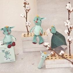 Lilliputiens grzechocząca zabawka smok Joe