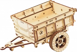 Drewniane puzzle 3D – wojskowa przyczepa WOODEN CITY
