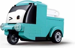 Sluban turkusowa ciężarówka nakręcana z oczami