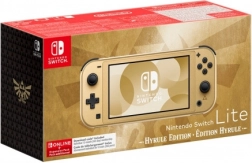 nintendo switch lite hyrule edition + 12-miesięczny nintendo switch online + expansion pack