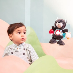 podróżna pluszowa zabawka z aktywnościami wilk LUDVÍK