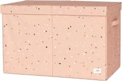 3 Sprouts skrzynia na zabawki recycled terrazzo clay