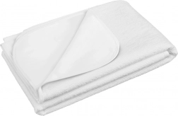 Nieprzemakalna podkładka frotte 50 × 70 biała