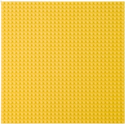 Płyta konstrukcyjna do klocków żółta 40x40 cm
