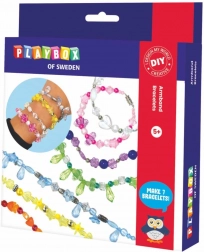 kreatywny zestaw bransoletki z koralików w pudełku