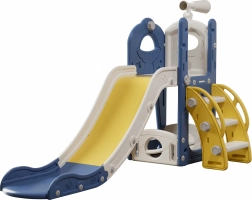 Dziecięca, wolnostojąca zjeżdżalnia z drabinką do domu i ogrodu