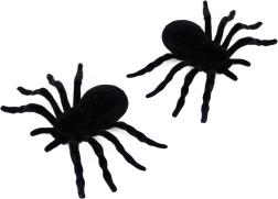 Dekoracja pająki na Halloween 2 szt.