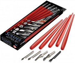 Zestaw piór do skrobania 5 szt.