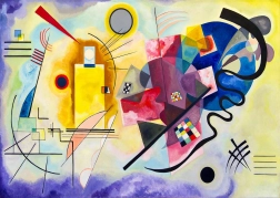 Puzzle Vassily Kandinsky Żółty, czerwony, niebieski 1000 elementów