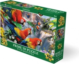 3D puzzle papugi 100 elementów