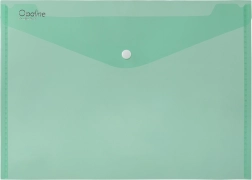 Koperta z zatrzaskiem A5 Opaline zielona