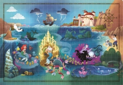 Puzzle Story Maps Mała Syrenka 1000 elementów
