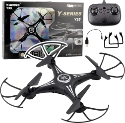 Dron zdalnie sterowany lekki i zwrotny z żyroskopem i LED