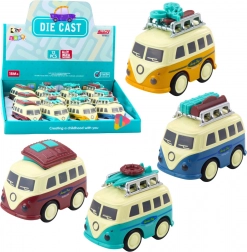 Kamper – zabawka z napędem ciernym i ruchomym bagażem na dachu