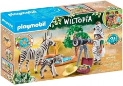 Playmobil Wiltopia safari wyprawa z fotografką i zebrą