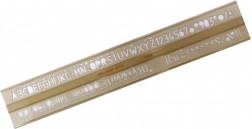 KOH-I-NOOR szkolna szablona liter 1,0 cm